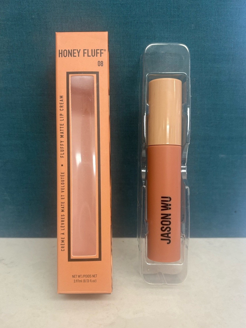 Jason Wu Honey Fluff Matte Lip Cream - Peachy Nude/Beige - MSRP $14